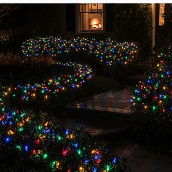 Multicolor Christmas Lights 100 LED 33 ft Battery Operated String Lights (EUC) - Picture 12 of 12